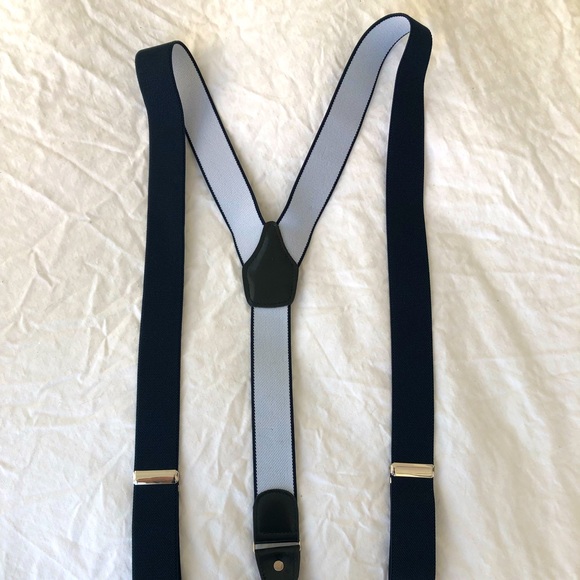 Dion Other - BNWOT Navy Blue Dion Suspenders